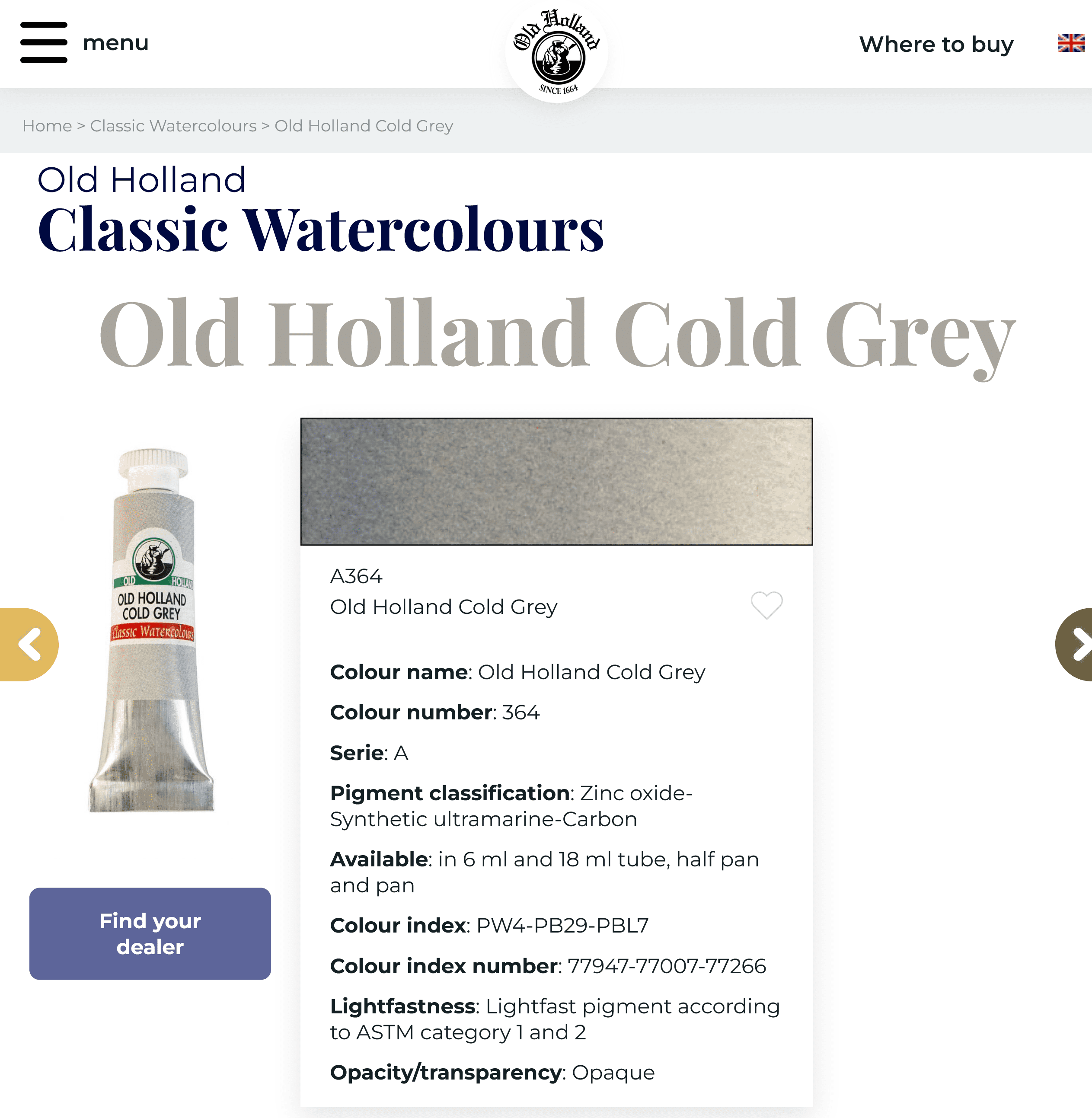 Old Holland cold grey