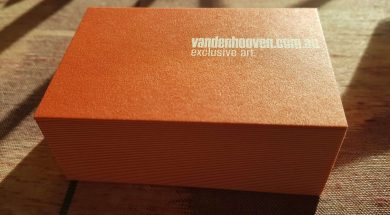 van den hooven business cards arrived yesterday!