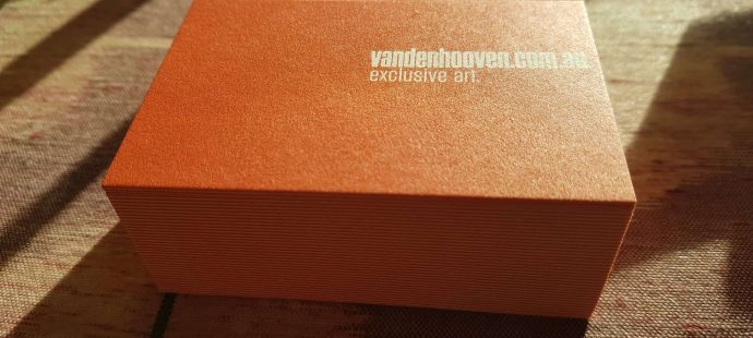 van den hooven business cards arrived yesterday!