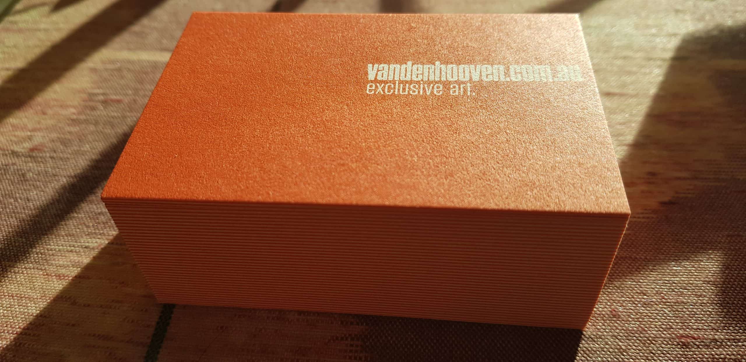 van den hooven business cards arrived yesterday!