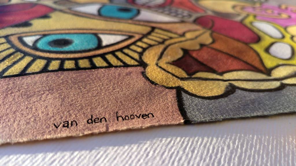 van den hooven Disproportionate Response abstract expressionist surrealist art
