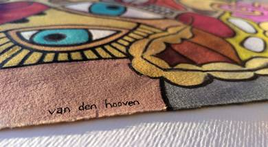 How to spot a fake van den hooven artwork.
