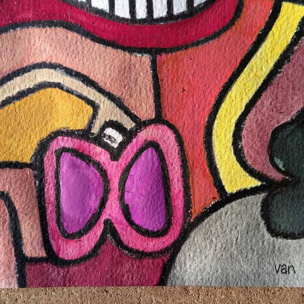 van den hooven Organic Disarray abstract