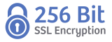 SSL 256bit encryption logo