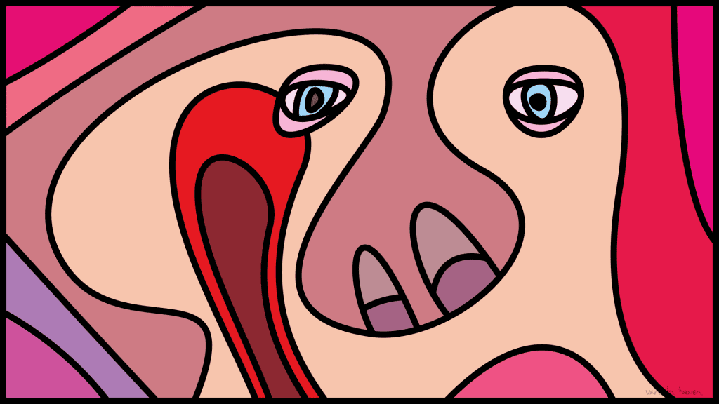 cry for help picasso style abstract expressionist art
