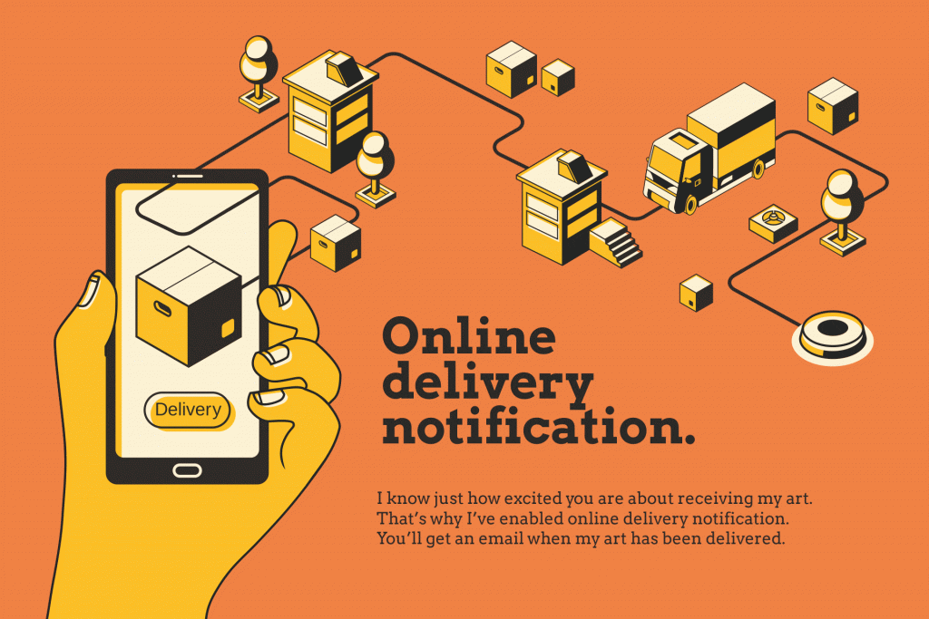 online delivery notification