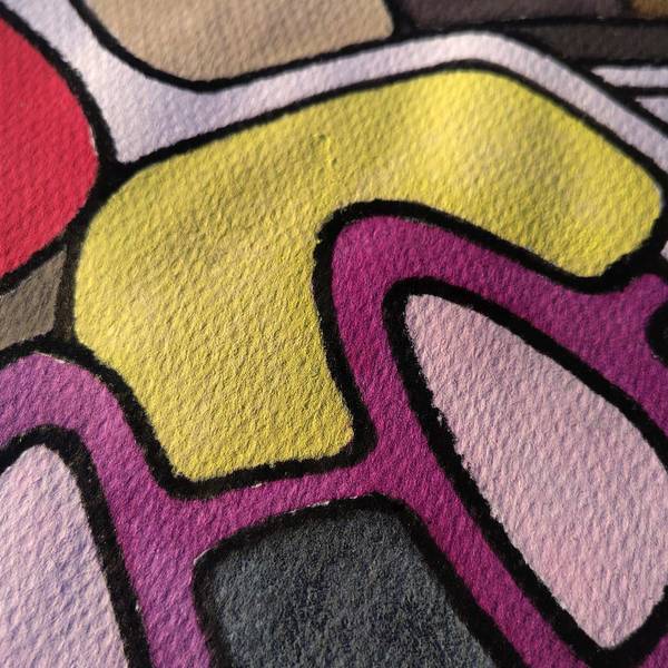 Inextricably Linked abstract expressionist cubist contemporary modern art lungs