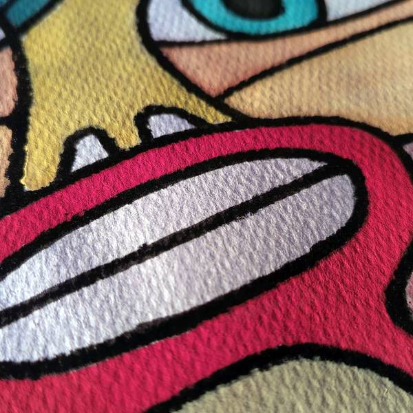 Inextricably Linked abstract expressionist cubist contemporary modern pop art macro