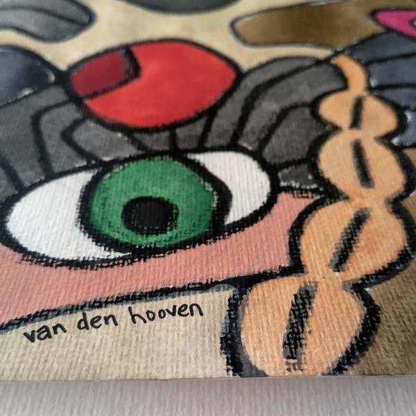 van den hooven – mental expenditure –cubist surrealist abstract art
